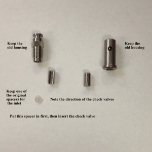 P-900 check valve cartridge, P-900 replacement check-valves KDT-J1914-N
