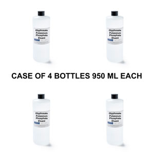 Glyphosate Potassium Phosphate Eluant, case of 4 (950 mL/bottle)