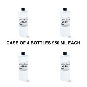 Lithium Eluant, pH 2.80, case of 4 (950 mL/bottle)