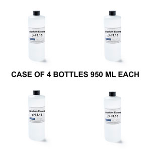 Sodium Eluant, pH 3.15, case of 4 (950 mL/bottle)