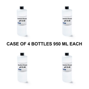 Sodium Eluant, pH 6.40, case of 4 (950 mL/bottle)