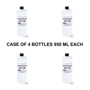 Sodium Eluant, pH 7.40, case of 4 (950 mL/bottle)